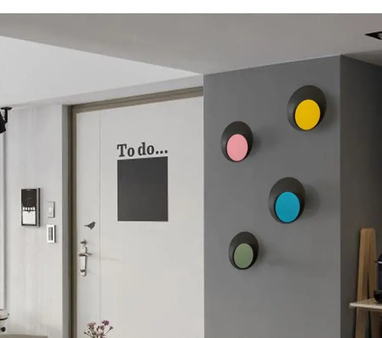 Macaroon Moon LED Wall Light Metal Acrylic IP44