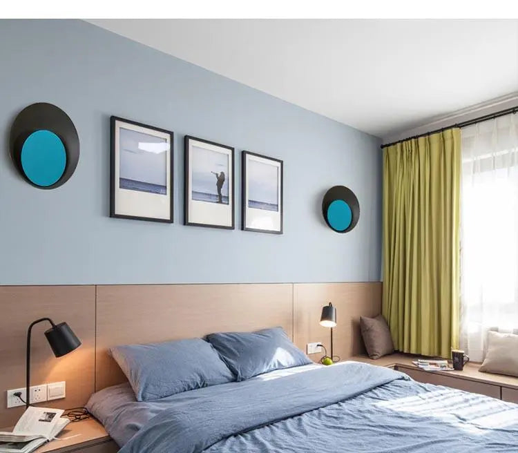 Macaroon Moon LED Wall Light Metal Acrylic IP44