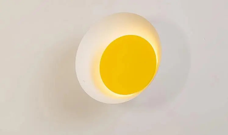 Macaroon Moon LED Wall Light Metal Acrylic IP44