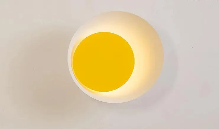 Macaroon Moon LED Wall Light Metal Acrylic IP44