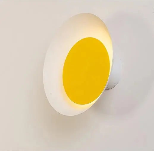 Macaroon Moon LED Wall Light Metal Acrylic IP44