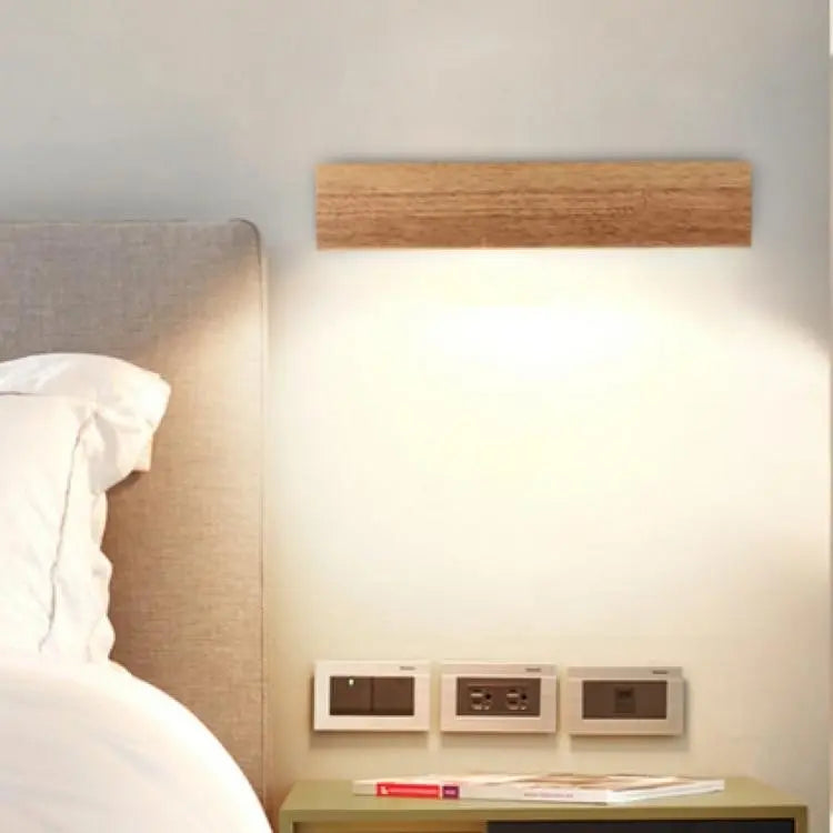 Oak Shelf Wall Light Integrated LED 40 cm 220V