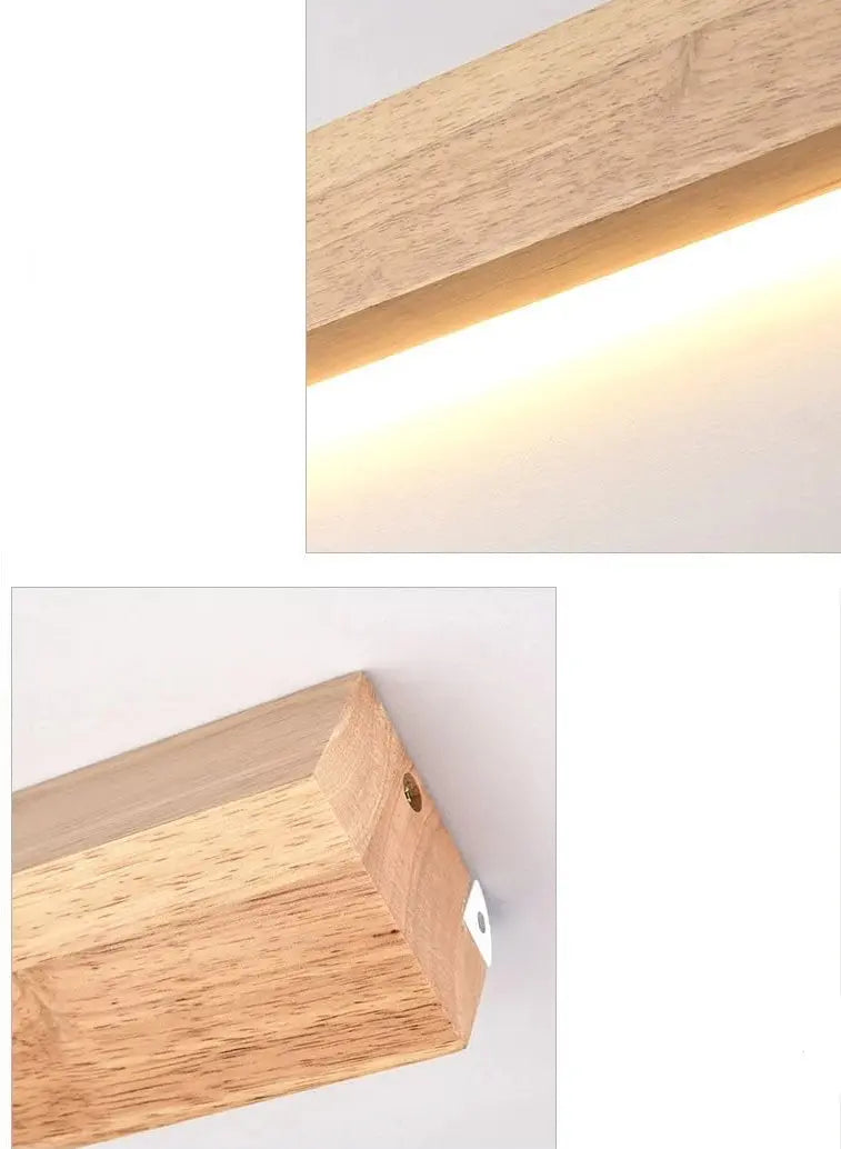 Oak Shelf Wall Light Integrated LED 40 cm 220V