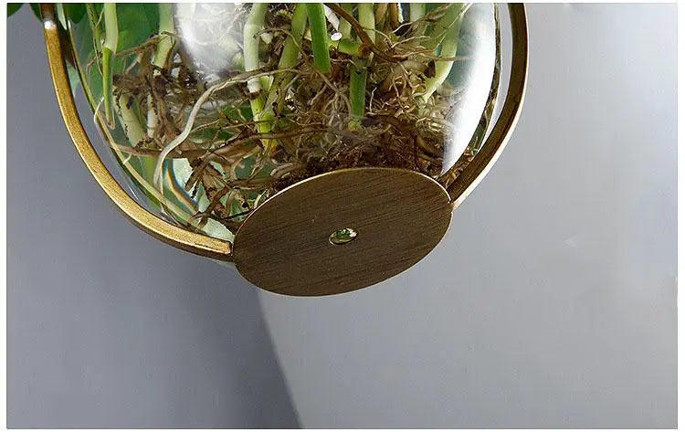 Pendant Light with Planter Iron Glass E27 IP44