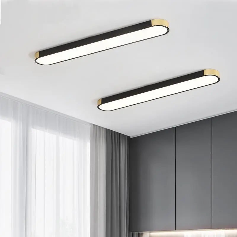 Bellarose LED Ceiling Light Metal Acrylic Black White 3 Sizes