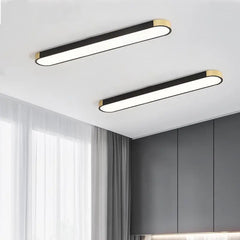 Bellarose LED Ceiling Light Metal Acrylic Black White 3 Sizes
