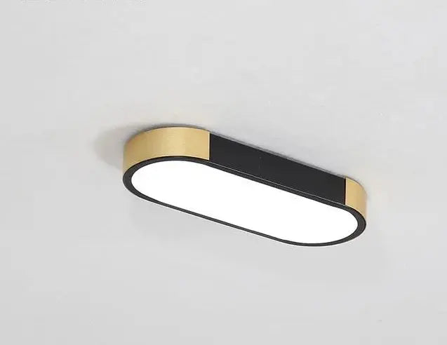 Bellarose LED Ceiling Light Metal Acrylic Black White 3 Sizes