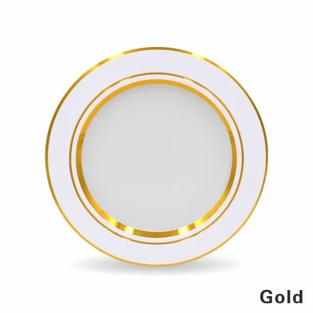 Recessed Round LED Ceiling Light, 5–18W, Gold/White/Silver, Cool & Warm White