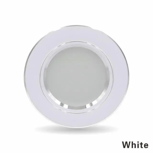 Recessed Round LED Ceiling Light, 5–18W, Gold/White/Silver, Cool & Warm White