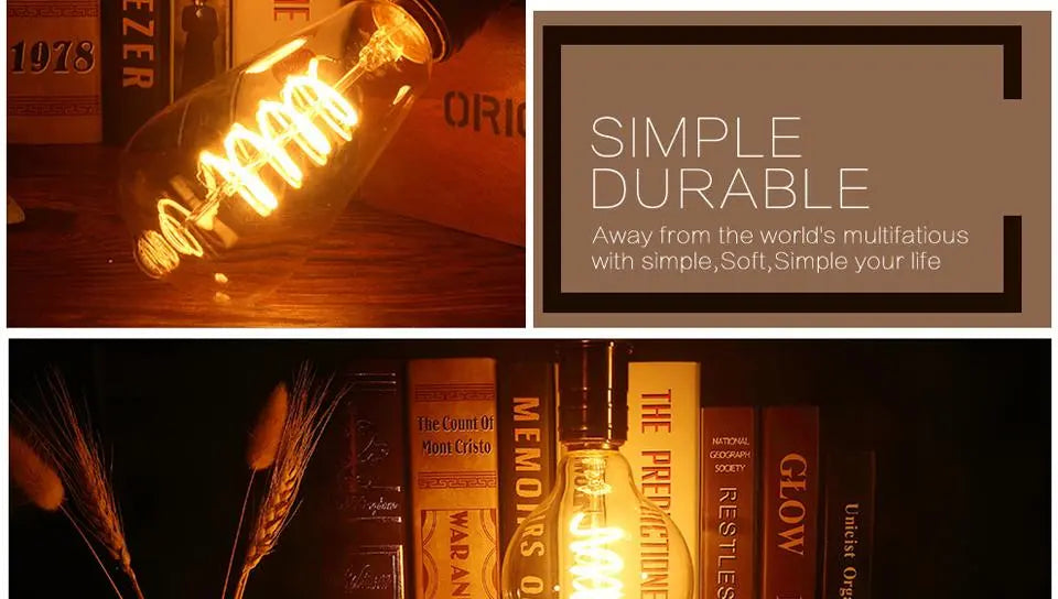 Vintage Filament LED Bulb E27 2300K 13 Models 3–8W