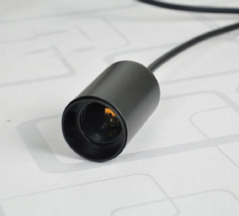 Spider Ceiling Light Black E27 1 to 12 Sockets