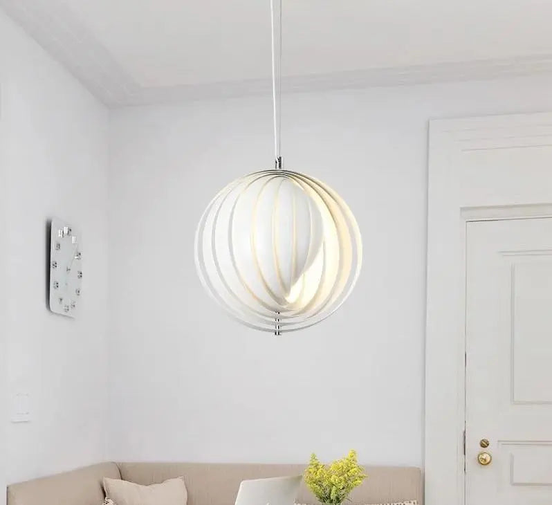 Modern Vintage Pendant Light Wood Iron E27 35–43 cm