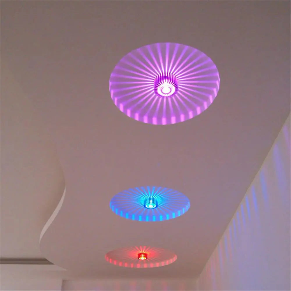 Sunflower LED Wall Light Petal Design Aluminium 8 Colours