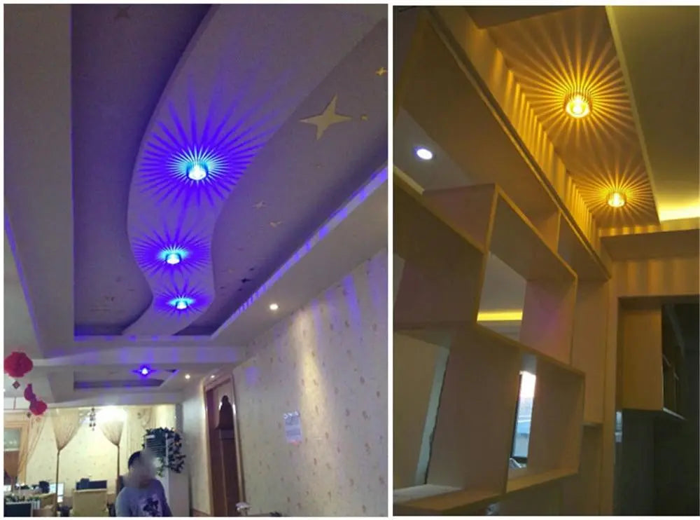 Sunflower LED Wall Light Petal Design Aluminium 8 Colours