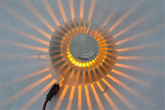 Sunflower LED Wall Light Petal Design Aluminium 8 Colours
