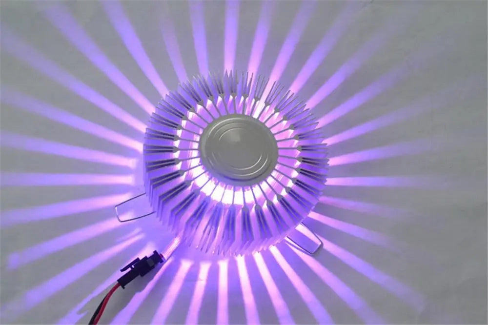 Sunflower LED Wall Light Petal Design Aluminium 8 Colours