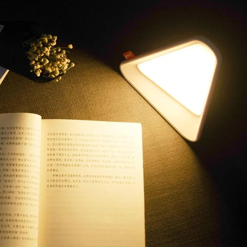 Flip LED Table Lamp Gravity Sensor Rechargeable — White or Grey