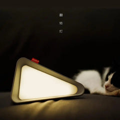 Flip LED Table Lamp Gravity Sensor Rechargeable — White or Grey