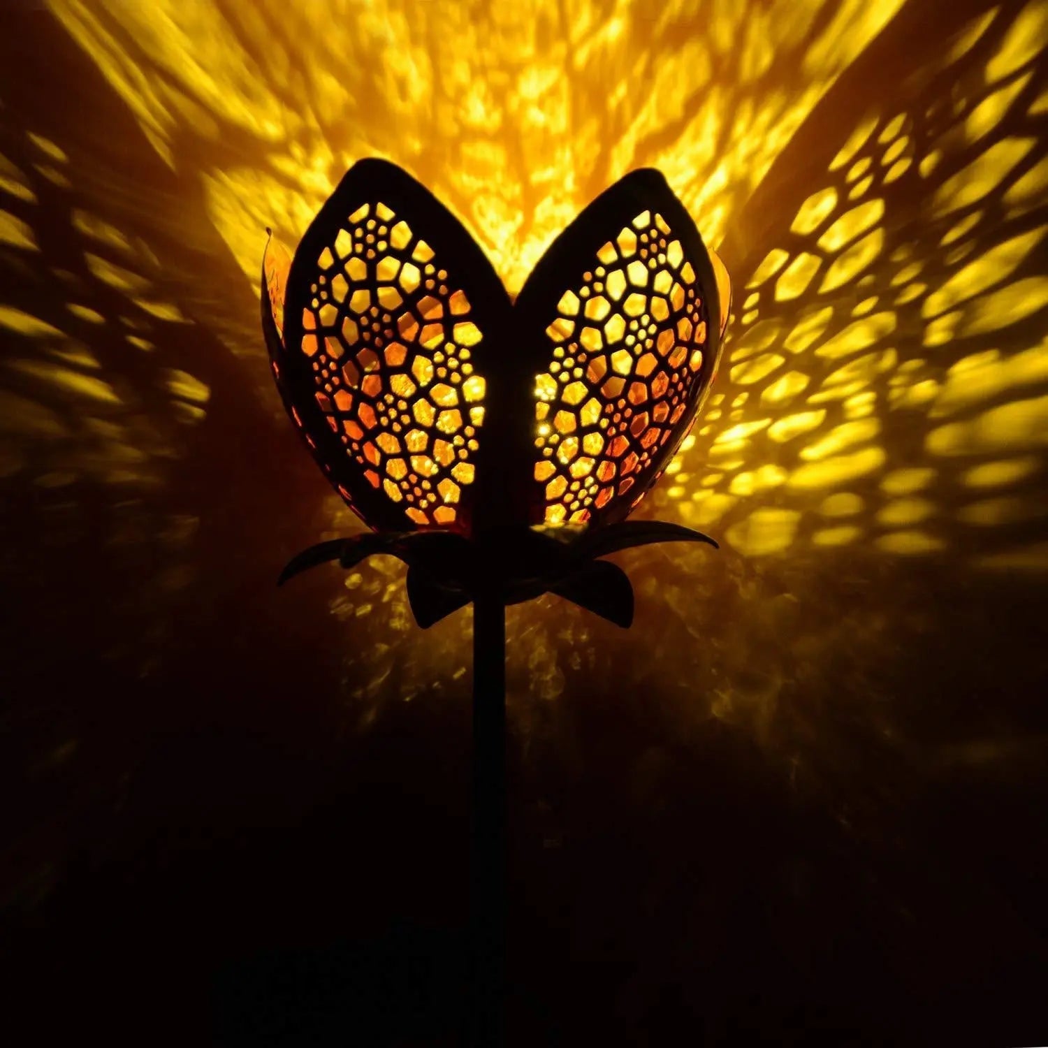 Solar Flower Stake Garden Light