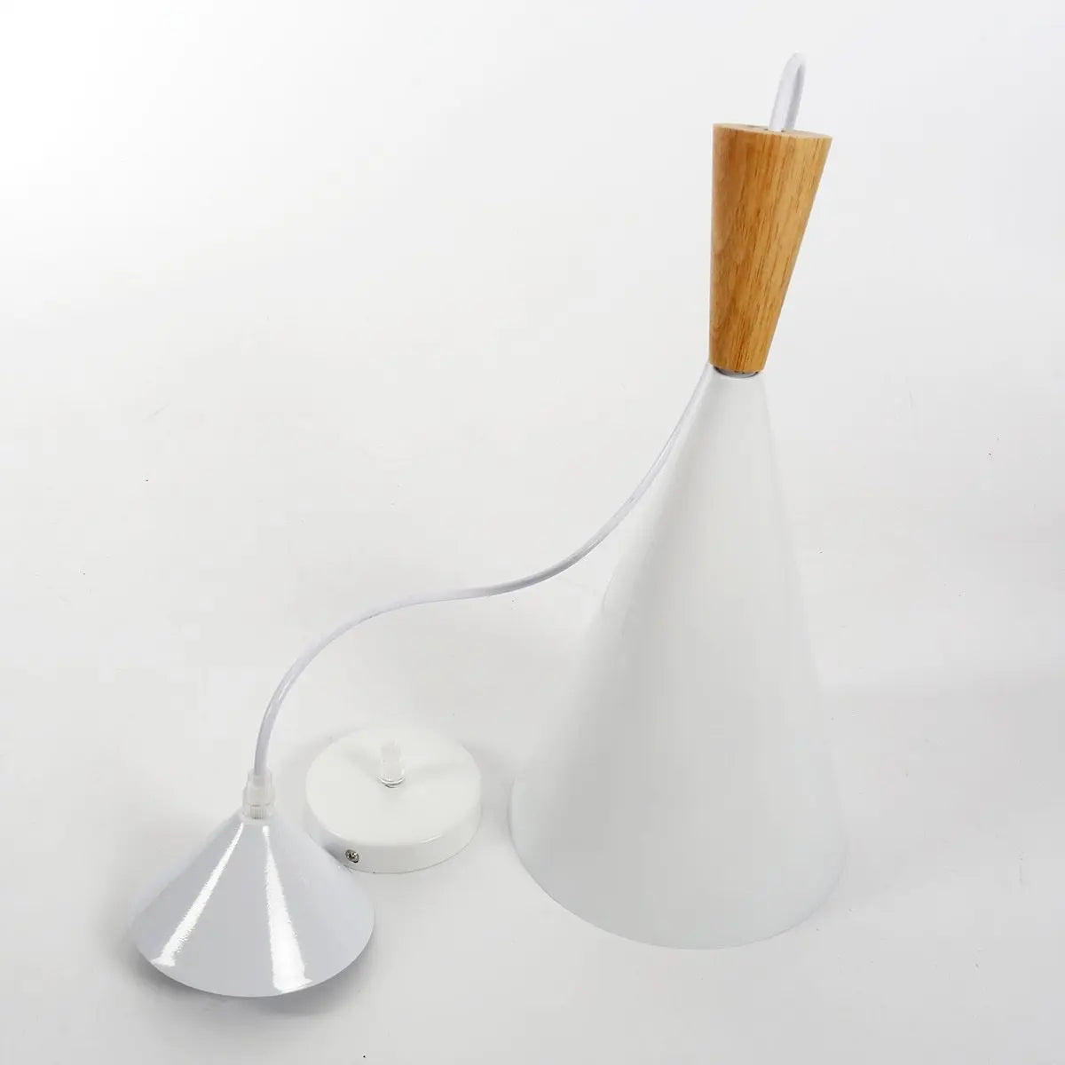 Iron Pendant Light E27 3 Shapes Lantern Funnel Cone
