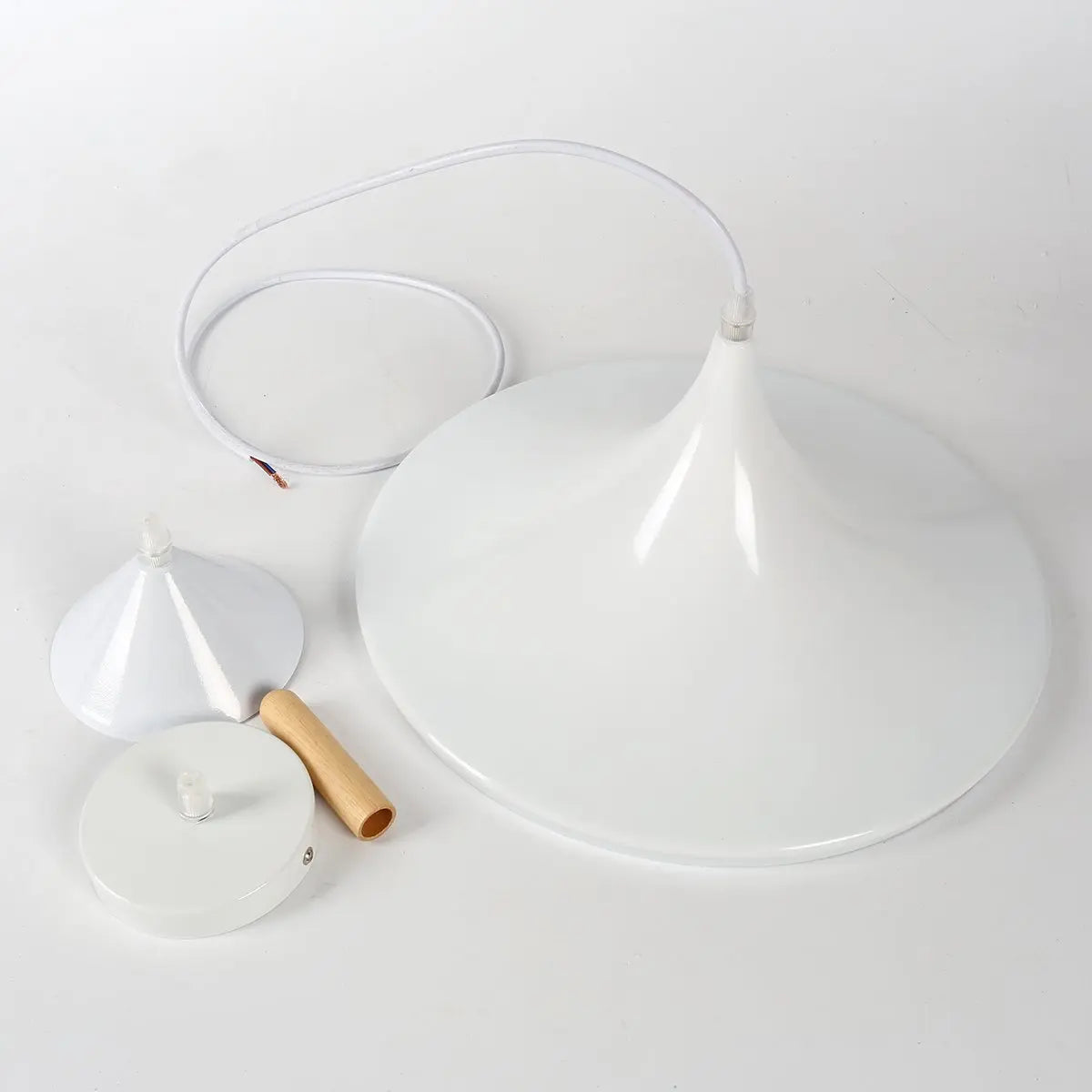 Iron Pendant Light E27 3 Shapes Lantern Funnel Cone
