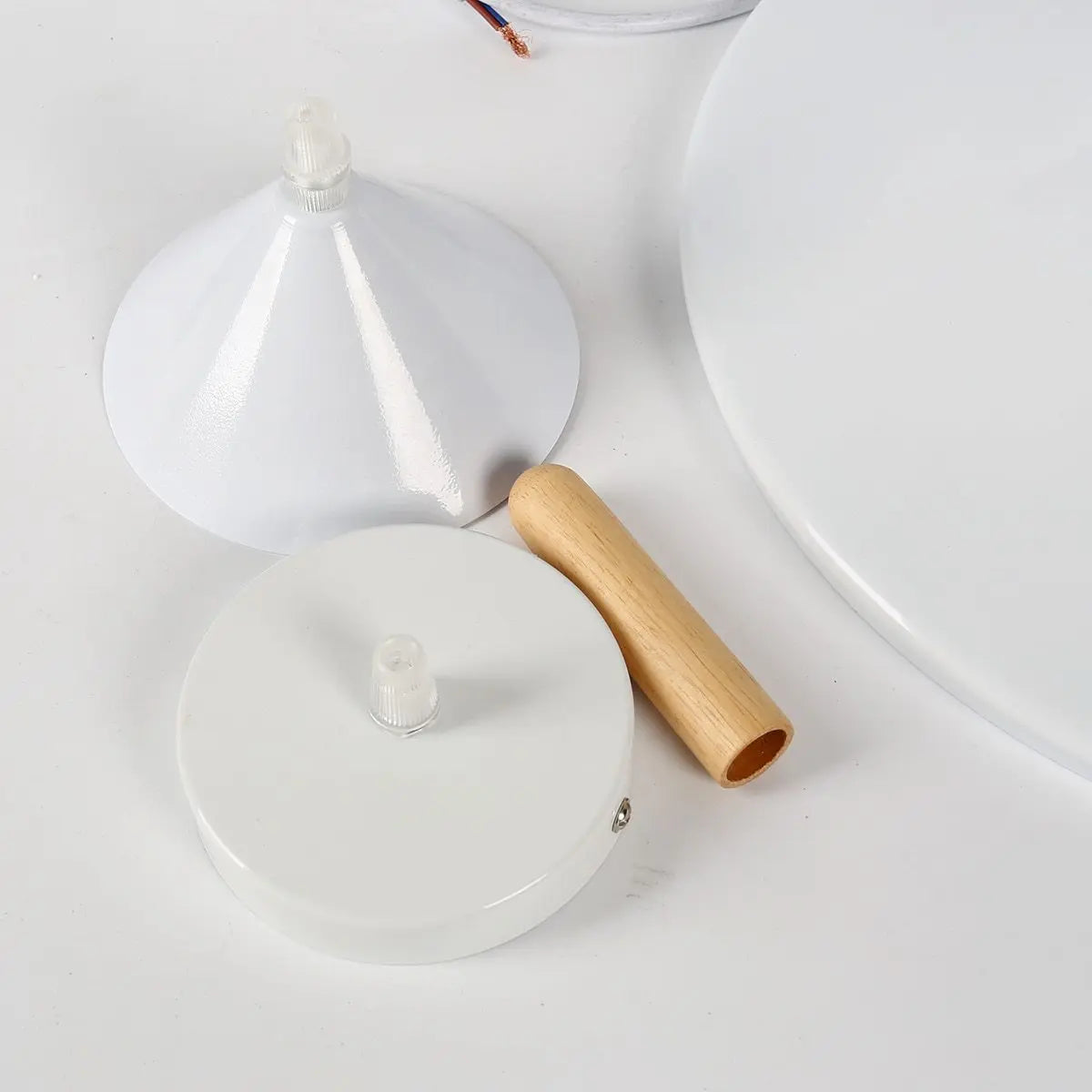 Iron Pendant Light E27 3 Shapes Lantern Funnel Cone