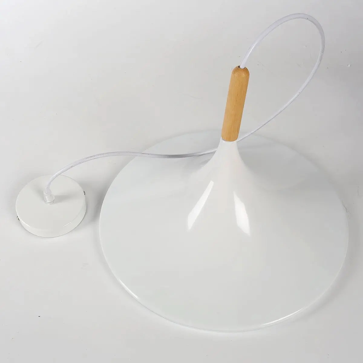 Iron Pendant Light E27 3 Shapes Lantern Funnel Cone