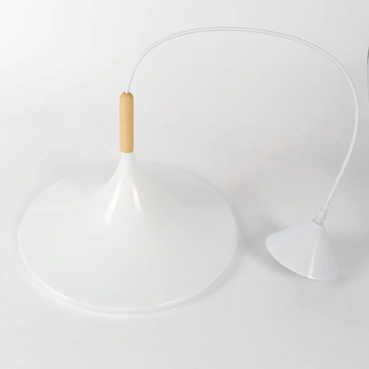 Iron Pendant Light E27 3 Shapes Lantern Funnel Cone