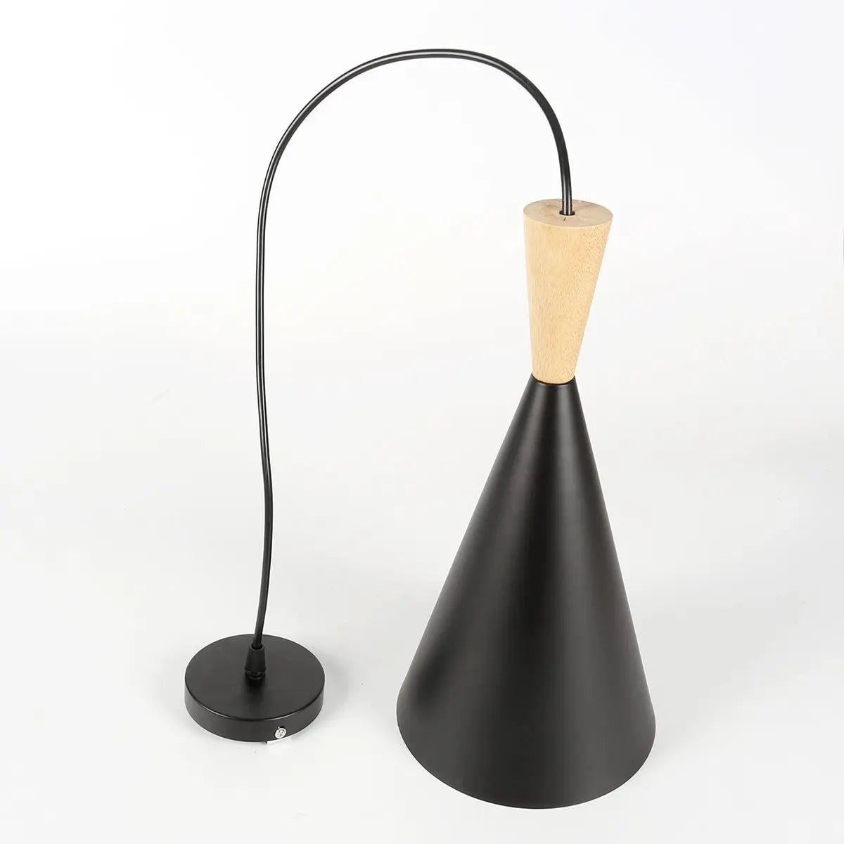 Iron Pendant Light E27 3 Shapes Lantern Funnel Cone