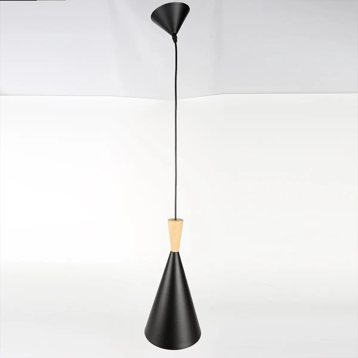 Iron Pendant Light E27 3 Shapes Lantern Funnel Cone