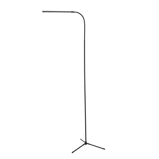 Minimalist Floor Lamp Aluminium USB LED 360° White or Black