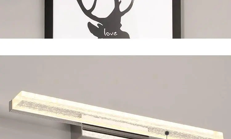 Nordic Acrylic LED Wall Light 4 Colours 5 Sizes 3 Light Options