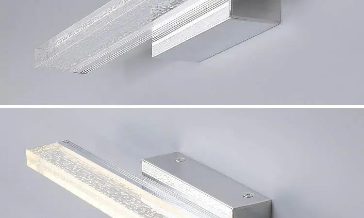 Nordic Acrylic LED Wall Light 4 Colours 5 Sizes 3 Light Options