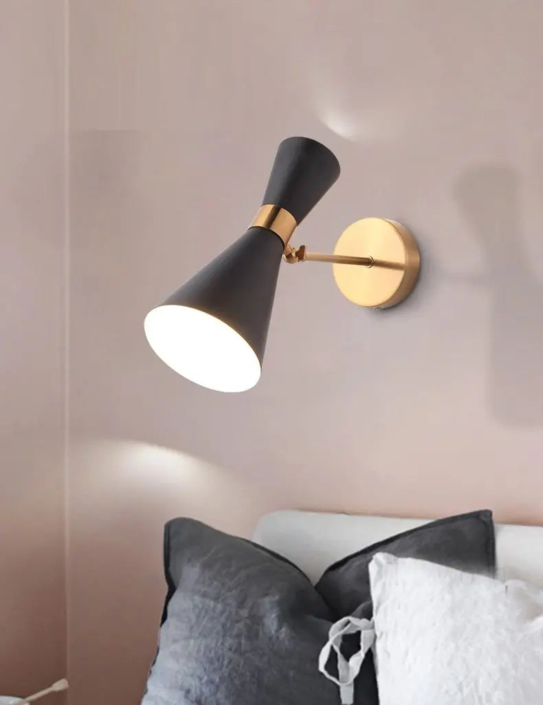Adjustable Wall Light Metal Matte LED White Black
