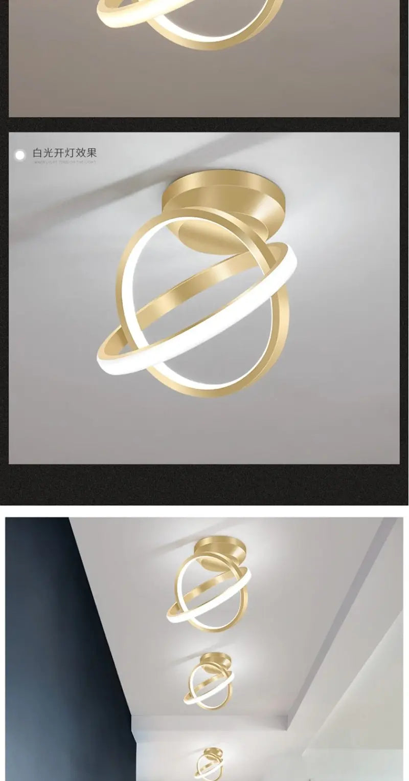 Multi Disc Ceiling Light Iron Acrylic LED 17 or 25 cm