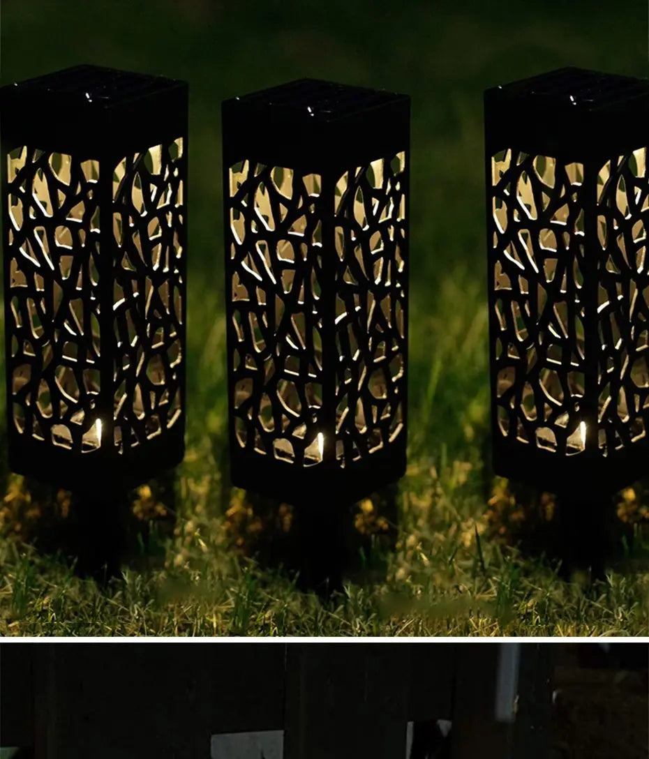Moroccan Solar Garden Light ABS IP44 Filigree — Single to Set of 12