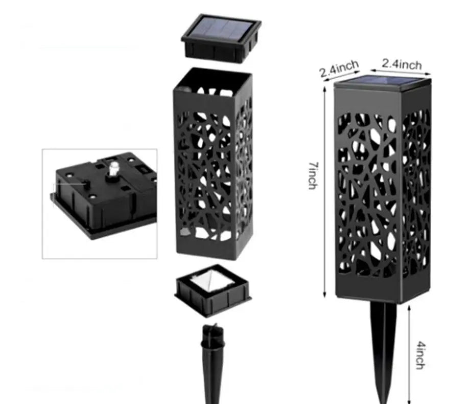 Moroccan Solar Garden Light ABS IP44 Filigree — Single to Set of 12