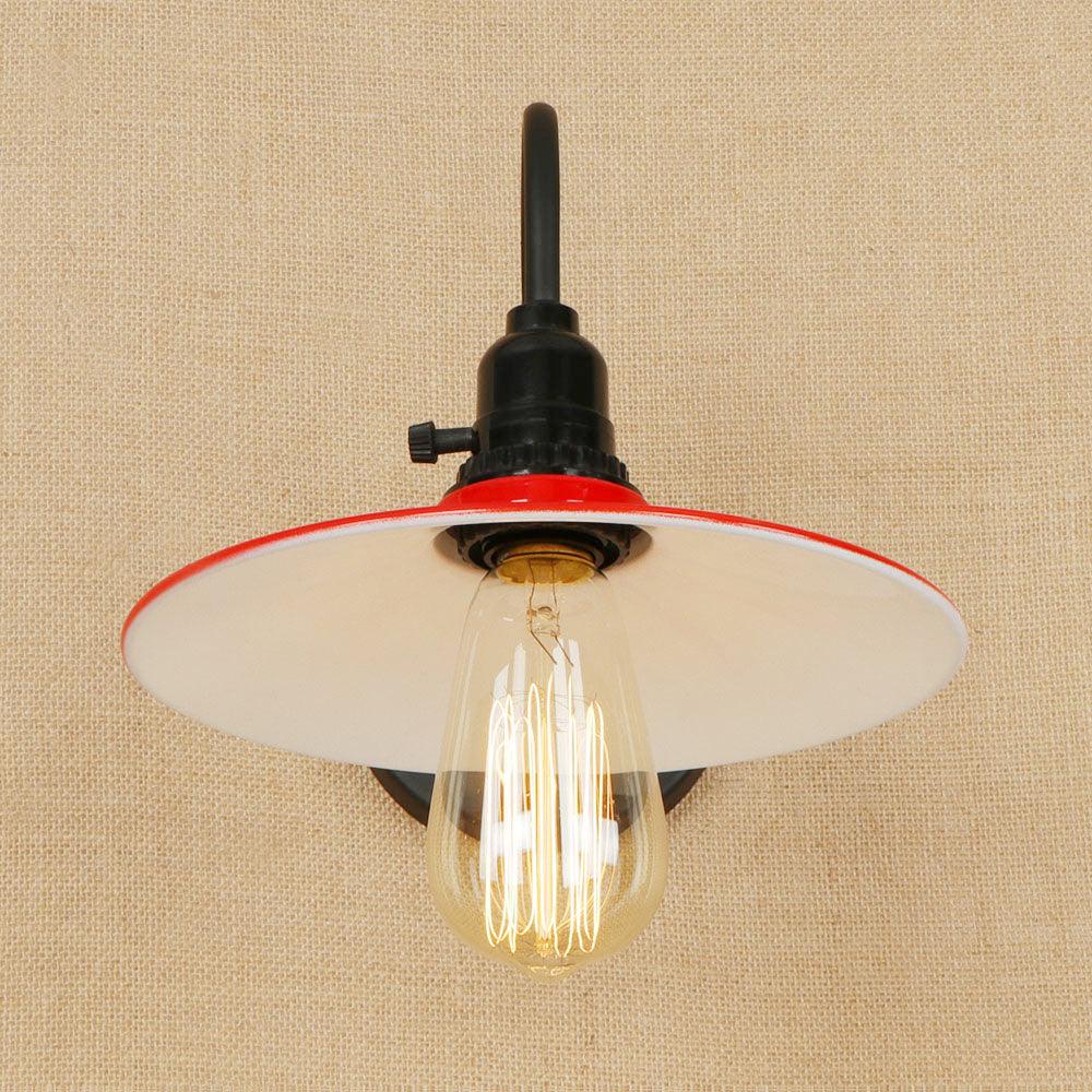 Vintage Swan Neck Wall Light Handmade E27 Max 40W Black White Red