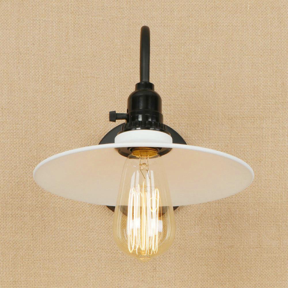 Vintage Swan Neck Wall Light Handmade E27 Max 40W Black White Red