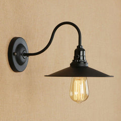 Vintage Swan Neck Wall Light Handmade E27 Max 40W Black White Red