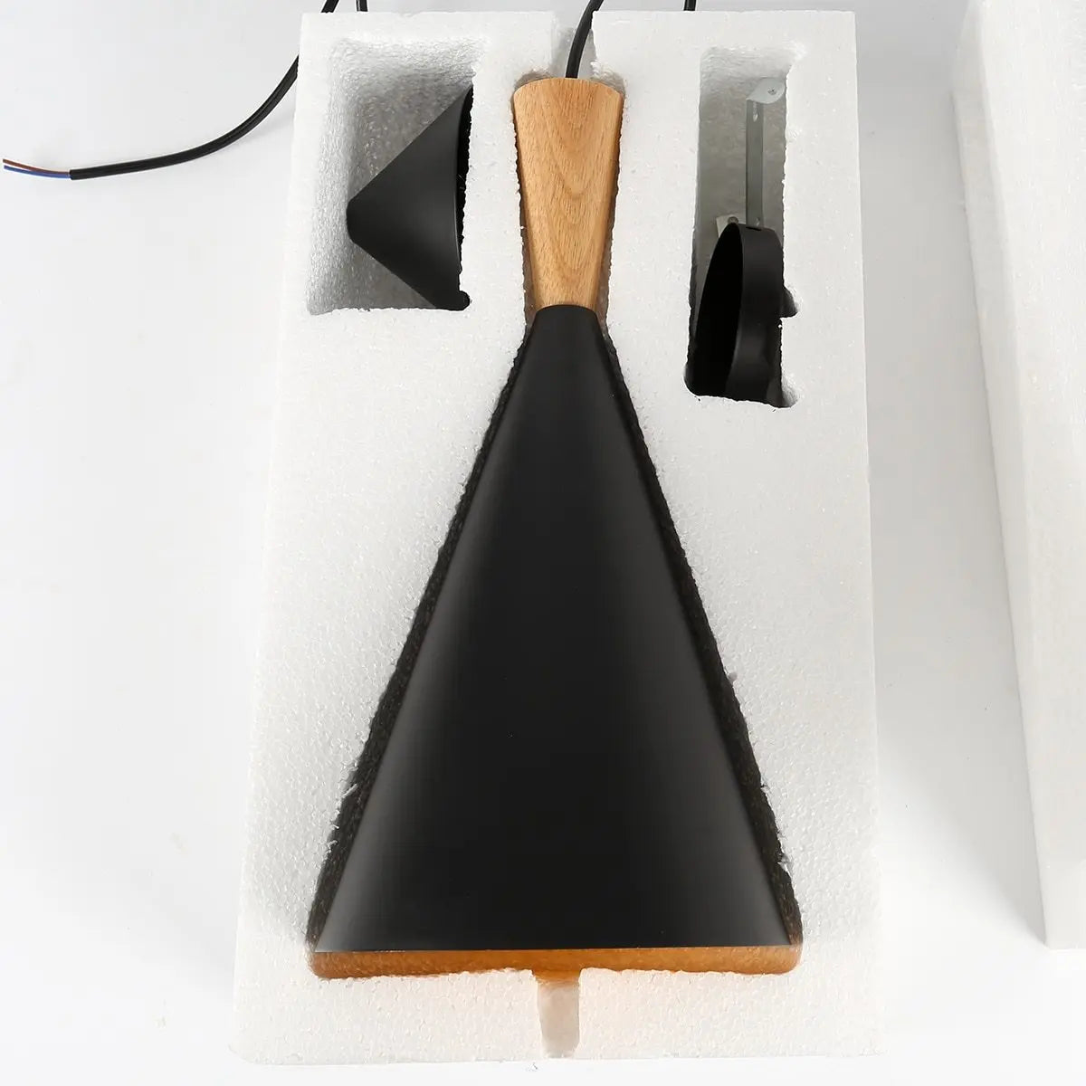 Iron Pendant Light E27 3 Shapes Lantern Funnel Cone