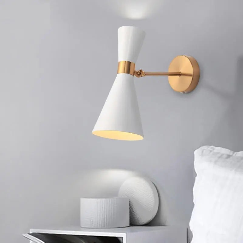 Adjustable Wall Light Metal Matte LED White Black