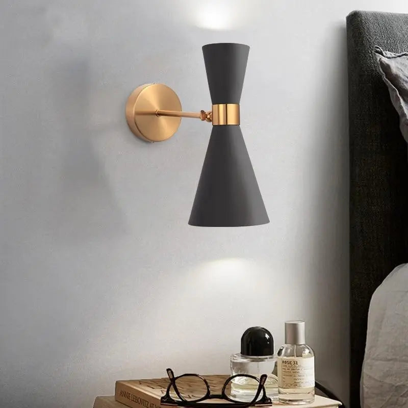 Adjustable Wall Light Metal Matte LED White Black