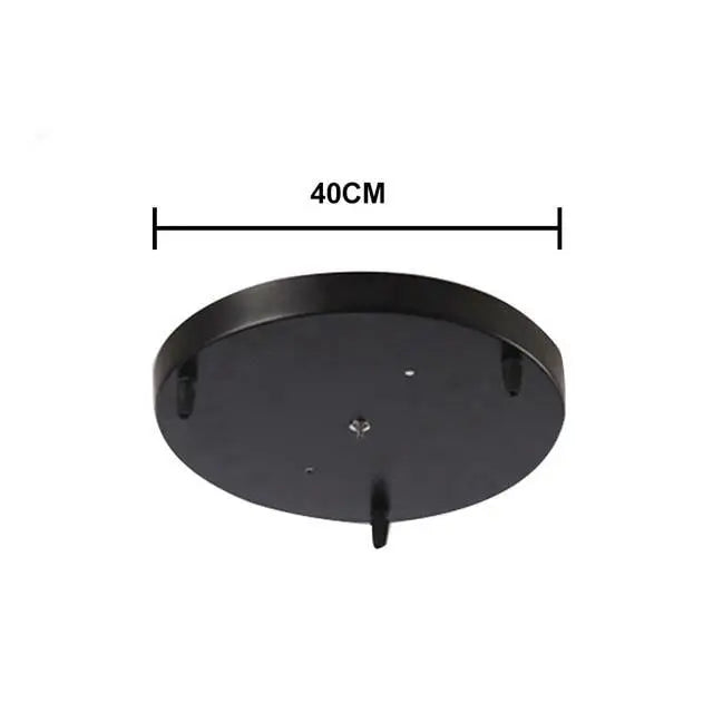 Industrial Cement Pendant Light E27 Black White 4 Shapes