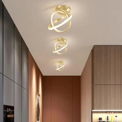 Multi Disc Ceiling Light Iron Acrylic LED 17 or 25 cm
