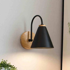 Nordic Swivel Wall Light Metal E27 Black White 23 cm