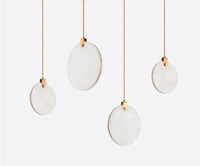 Art Deco Circular Pendant Light