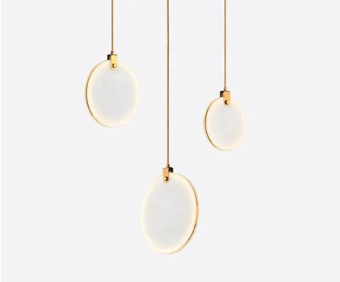 Art Deco Circular Pendant Light