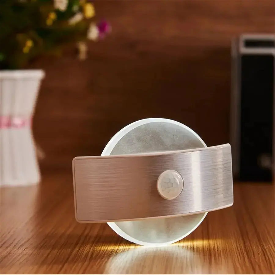 Motion Sensor Wall Light IP44 Rechargeable or Battery