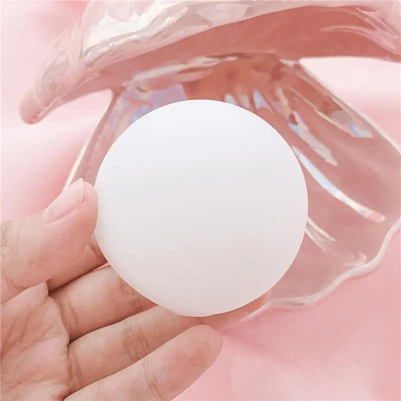 Pearl Shell Table Lamp Ceramic Battery LED Pink White